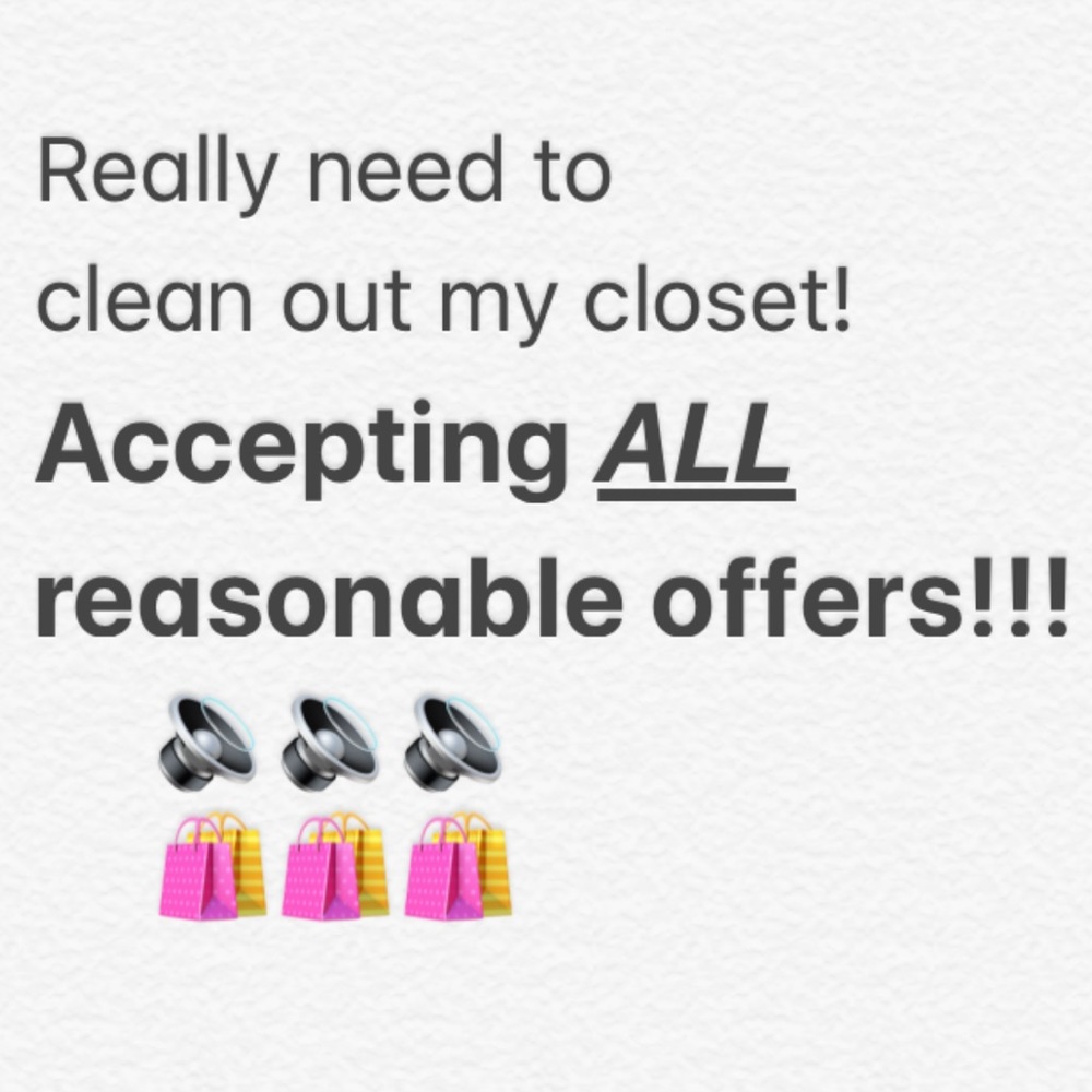 Accepting offers!!